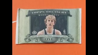 LARRY quotCHA CHINGquot LEGEND on the front of this 20082009 TOPPS TREASURY basketball pack [upl. by Nehgam]