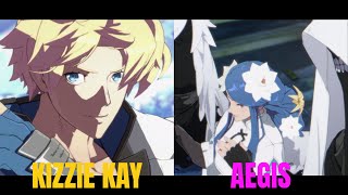 Guilty Gear Strive Kizzie Kay Ain VS Aegis Dizzy High Level Gameplay [upl. by Atterahs]