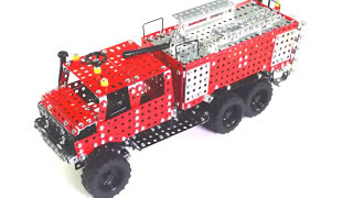 Tronico Metallbaukasten  Feuerwehr  Fire Engine 116  MB Unimog 425 Profi Series [upl. by Ranger]