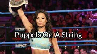 Gail Kim TNA Theme Song “Puppets On A String” Arena Effect [upl. by Aihsena]