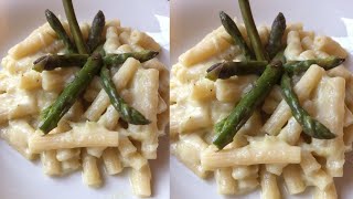 PASTA CON CREMA DI ASPARAGI E FORMAGGI  CREMOSA E FILANTE [upl. by Novick]