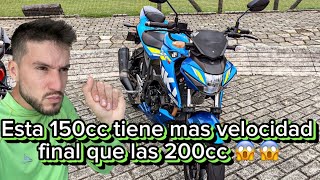 Suzuki Gsx s150 revisión a fondo y prueba de manejo a fuego 🔥 vs Yamaha MT15 [upl. by Ahsinac]