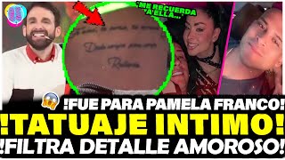 ¿WHAT PELUCHIN TUMBA A PAMELA FRANCO PORQUE DOMINGUEZ LE DEDICO TATUAJE lNTlMO Y AMOROSO [upl. by Musser]