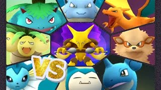 Pokémon GO Gym Battles Level 10 Gym Alakazam Muk Victreebell Charizard Blastoise Venusaur amp more [upl. by Cid906]