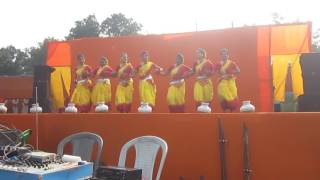 Haldia Sasang Jharna Dance Group  Jirat Dance competition DECquot2015  Burulukui jhumko baha [upl. by Lotson]