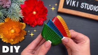 Create Gorgeous Paper Flowers with Just Cupcake Liners [upl. by Anitsej]