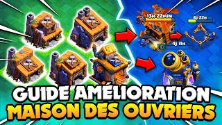 COMMENT MAXER RAPIDEMENT SA MAISON DES OUVRIERS  MDO 1 2 3 4 5 6 7 8 9 10  Clash of clans [upl. by Naziaf]