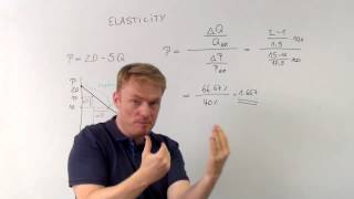 elasticity calculation cfacoursecom [upl. by Ymorej]