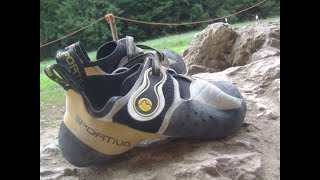 Testbericht La Sportiva Solution Kletterschuhe Test Review [upl. by Kosey629]