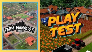 Farm Manager World WELCOME TO SUSTAINABLE FARMING [upl. by Leaffar]