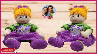 🔴Cómo Hacer una MUÑECA DE TRAPO Paso a Paso detallado la monita  Tutorial Arte en Tus Manos [upl. by Hardy]