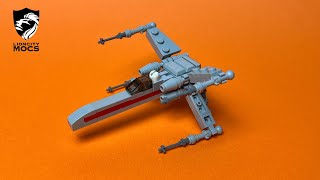 XWing Starfighter Lego Tutorial 1120 [upl. by Oliana]