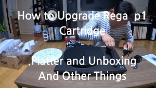 REGA P1 UNBOXING and How to Upgrade p1 Cartridge Rega p1언박싱ㆍ카트리지 업글하는 방법 [upl. by Ecirtael]