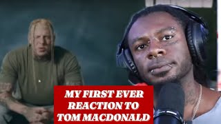 FIRST TIME REACTING TO  Tom MacDonald amp Adam Calhoun  quotRace Warquot  Reaction hog TOMMACDONALD [upl. by Schwab]