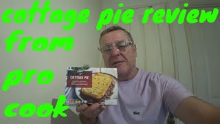 COTTAGE PIE FROM PRO COOK FOOD REVIEW [upl. by Anerda]