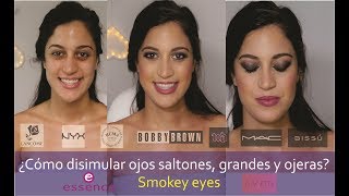 COMO DISIMULAR OJOS SALTONES GRANDES Y REDONDOS [upl. by Leryt]