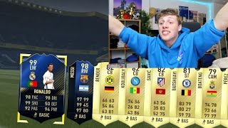 TOTY RONALDO  TOTY MESSI IN THE SAME PACK OPENING  FIFA 17 [upl. by Anivlis]