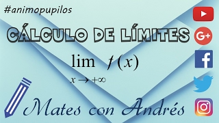 Límites cuando x tiende a infinito de cocientes de polinomios y diferencias de expresiones infinitas [upl. by Htesil]