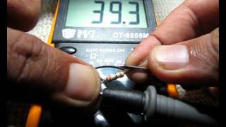 Avometer  Multimeter  Multitester DT2095 test resistor amp transistor [upl. by Tuttle]