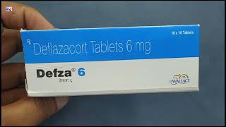 Defza 6 Tablet  Deflazacort Tablets 6 mg  Defza 6mg Tablet Uses Side effects benefits Dosage [upl. by Chapman962]