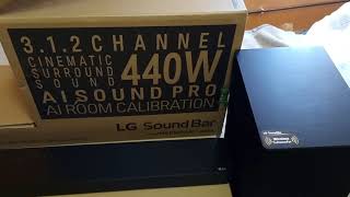 Soundbar LG SP8YA 2021  321 Channel 440W Dolby Atmos [upl. by Seafowl877]