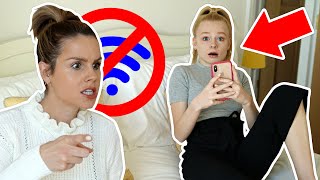 24 HOURS WITHOUT WiFi CHALLENGE caught her CHEATING  Family Fizz [upl. by Yeoz]