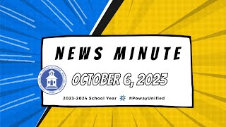 Poway Unified News Minute 100623 [upl. by Aihsatal]