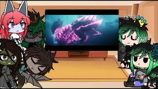 Another Titans React To Godzilla [upl. by Yelbmik664]