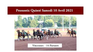 pronostic quinté du jour Samedi 10 Avril 2021 PRIX DU TREPORT  PMU [upl. by Sirovat332]