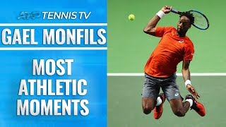 Gael Monfils Most Epic Athletic Moments [upl. by Ahsyle]