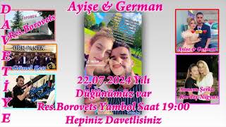 Davetiye Ayişe amp German 22 07 2024 Yılı Yambol BG [upl. by Nasas]