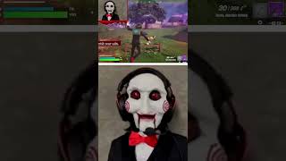 The official Saw account on X posted a clip of Jigsaw playing Fortnite 😂 🎥 X  SAW gaming [upl. by Koo604]