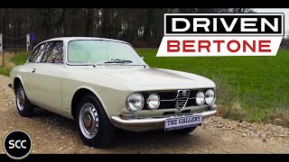 ALFA ROMEO GTV 1750 Bertone Coupé 1968  Test drive in top gear  Engine sound  SCC TV [upl. by Rutherfurd43]