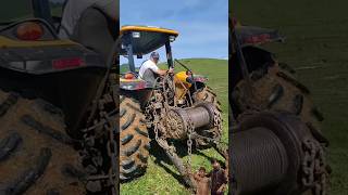 Ultimate Tree Log Pulling  Heavy Equipment Showdown youtubeshorts woodworking shortsfeed viral [upl. by Ailaro357]