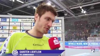 VfL Gummersbach  TBV Lemgo 2824 Interviews [upl. by Ttenneb792]