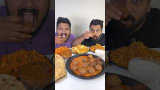 CHICKEN CHEESE KOFTA EATING CHALLENGE😱 BROTHER vs BROTHER COMPETITION😍🔥 shorts foodie eating [upl. by Ordep]