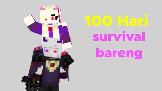 100 Hari di Minecraft Survival tapi bareng ARLIEZA [upl. by Dj848]