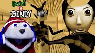 BALDI IS THE INK DEMON  Baldis Basics in Education and Learning Bendy MOD [upl. by Rosenblatt]