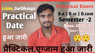 Lnmu Semester 2 Practical Exam Part1 Practical Exam date 2024 lnmu Practical [upl. by Yornoc]