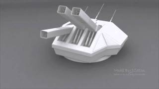 Ship Turret Hydraulic Test Animation [upl. by Ronn718]