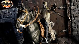 McFarlane DC Multiverse Scarecrow Dark Knight Trilogy Batman Bane Action Figure Review amp Comparison [upl. by Samal139]