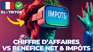 Différence entre le chiffre daffaires et le bénéfice ou résultat net  Exemple avec TIKTOK [upl. by Pandolfi]