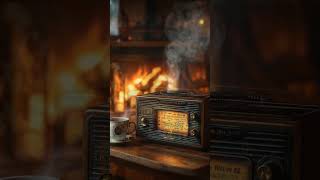 Relaxing Coffee Jazz Radio by the Fire  Vintage Vibes for Cozy Evenings [upl. by Liuka]