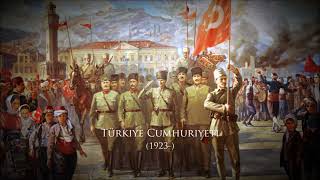 Republic of Türkiye 1923 Turkish War of Independence song quotİzmir Marşıquot [upl. by Enenej]