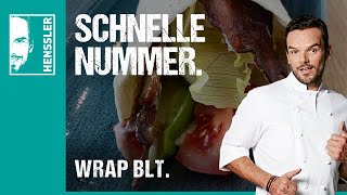 Schnelles Wrap BLTRezept von Steffen Henssler [upl. by Clementius338]