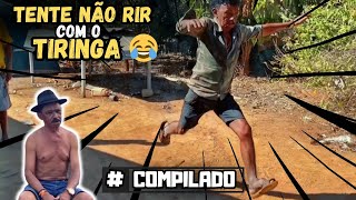 TENTE NÃO RIR COM O TIRINGA PARTE 2 😂  COMPILADO [upl. by Aerdnaeel]