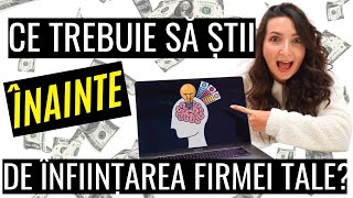 SRL 7 lucruri de știut ÎNAINTE de a înființa FIRMA SRL sau PFA CE NU ȚIA SPUS NIMENI PÂNĂ ACUM [upl. by Aron]