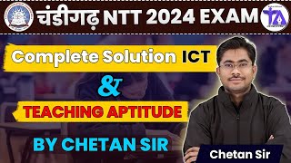 CHANDIGARH NTT TEACHING APTITUDE amp ICT SOLUTION teachersachievers chandigarhjbt [upl. by Decker]