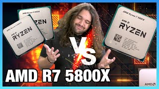 Friendly Fire AMD Ryzen 7 5800X CPU Review amp Benchmarks vs 5600X amp 5900X [upl. by Meakem]