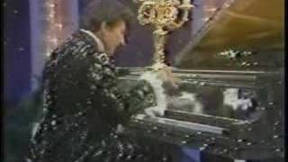 Liberace 1984 performing on his rhinestone piano [upl. by Enert]